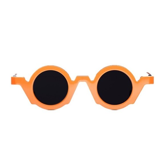 Vava Wl0070 White Label Bold Bio-Acetate Round Sunglasses - NWT